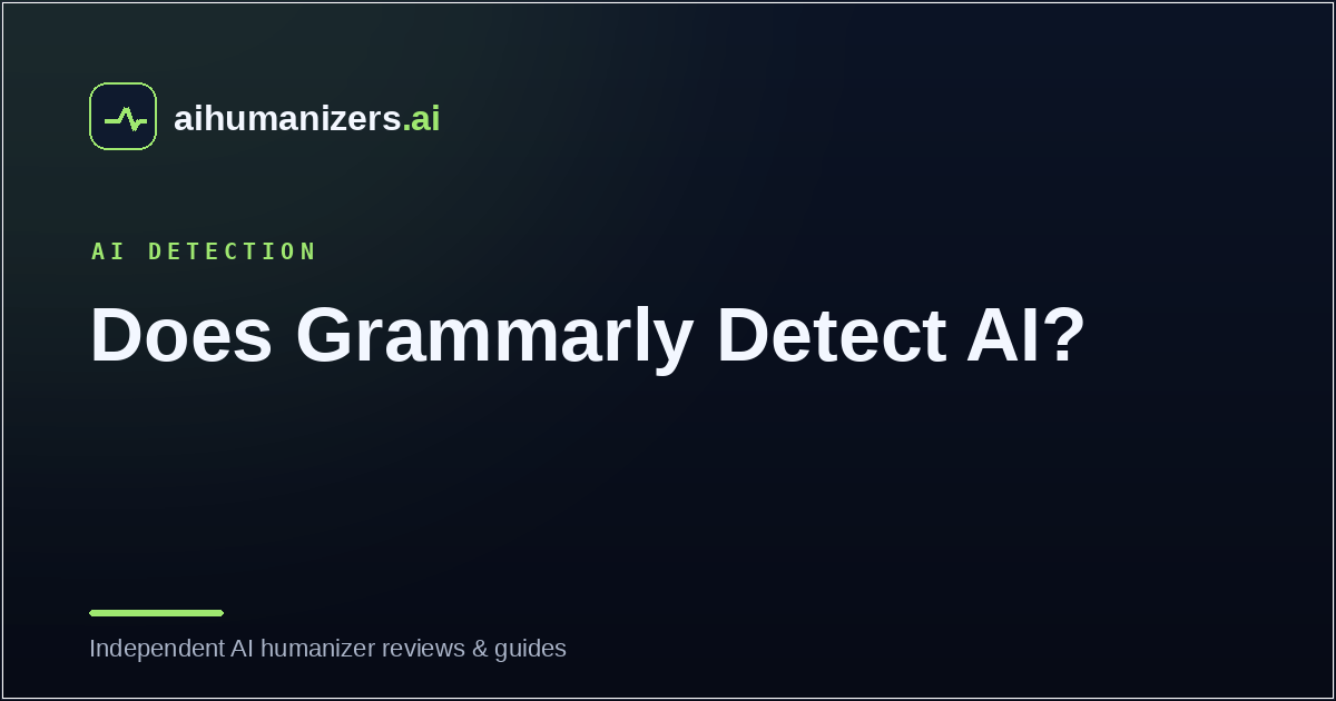 Does Grammarly Detect AI? What You Need to Know