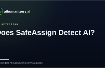 Does SafeAssign Detect AI?