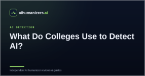 What Do Colleges Use to Detect AI Writing?