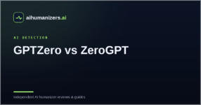 GPTZero vs ZeroGPT: Which AI Detector Is Better?