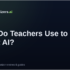 How Do Professors Detect AI Writing?